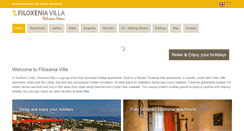 Desktop Screenshot of filoxenia-villa.gr